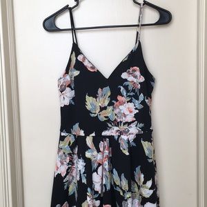 Floral Cocktail Mini Dress